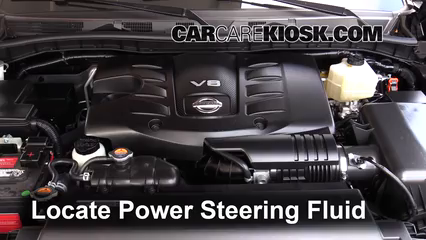 Check Power Steering Level 2017 Nissan Armada SV 5.6L V8